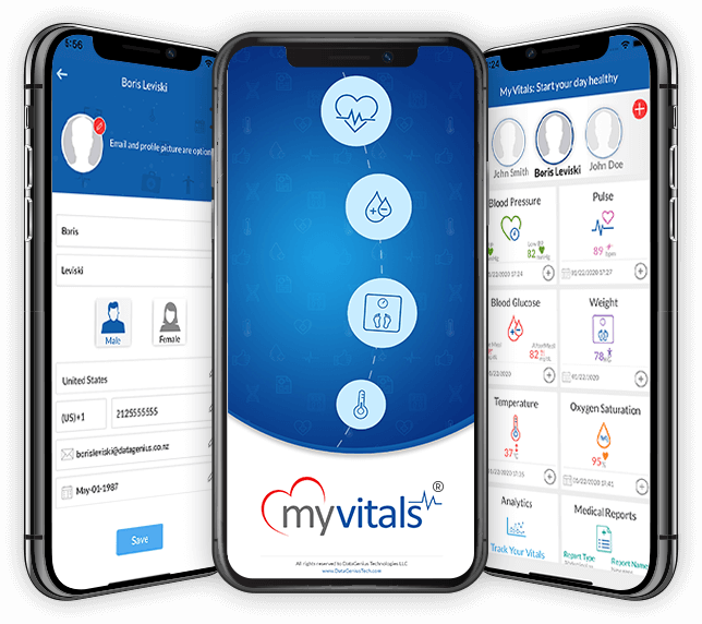 My Vitals Dashboard