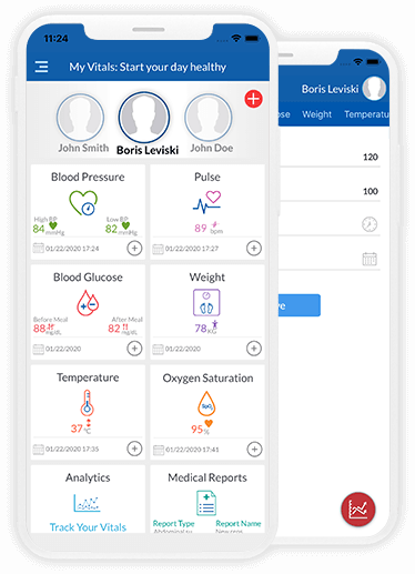 My Vitals Dashboard